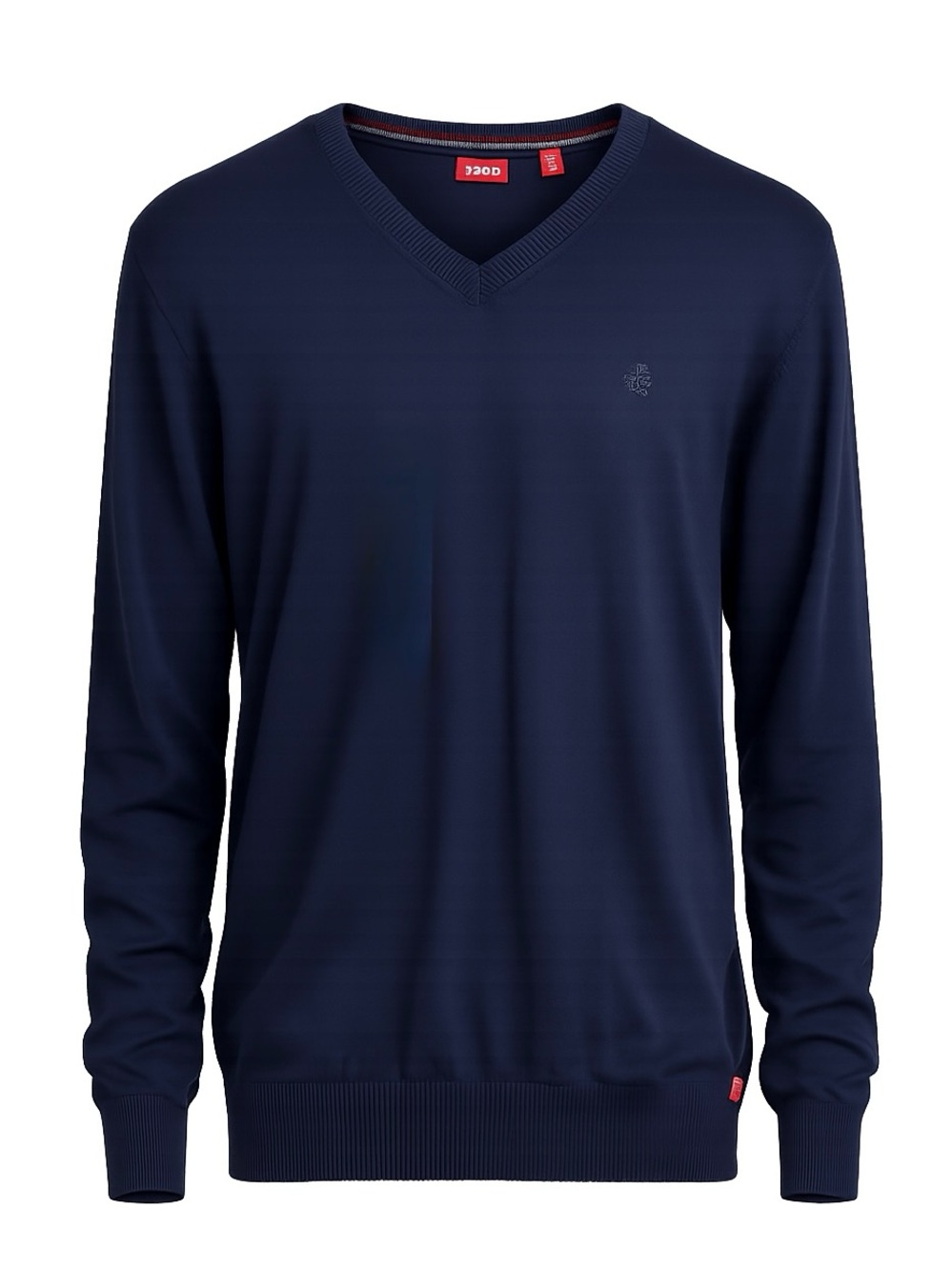 NWT IZOD 100% Cotton V-Neck Sweater Men's XL Navy Preppy Golf Dad Core